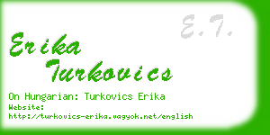 erika turkovics business card